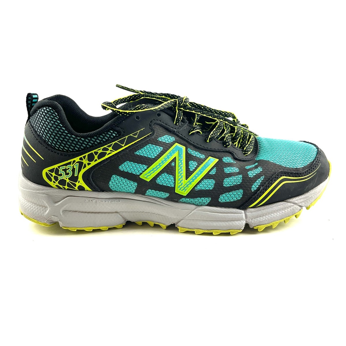 New Balance 531 V1 WTE531T1 Womens 8B Running Shoes Black Teal Athletic  Sneakers | eBay