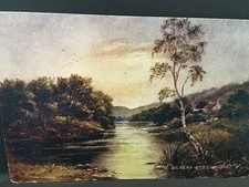 Postcard   "The Silvery Stream " by  unidetified Artist.    U6