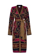 New Camilla Boho Multicolor Dining Hall Darling Kaftan Jacket Cardigan Sz S