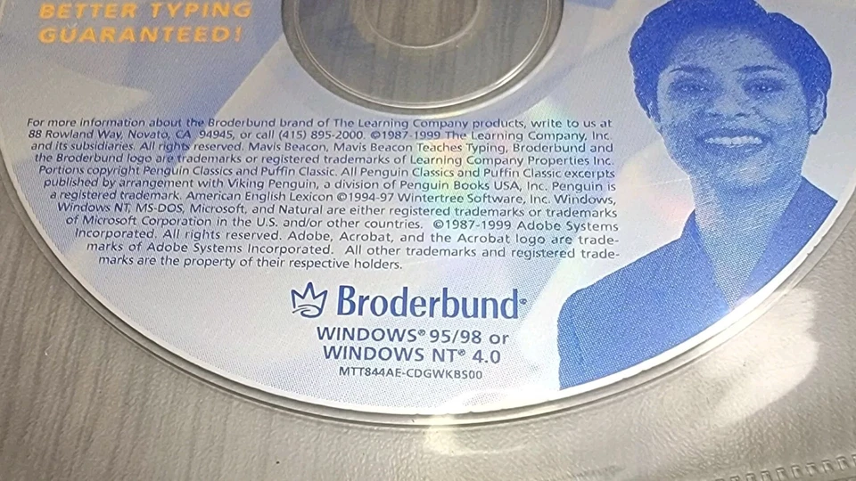Mavis Beacon Teaches Typing Deluxe Version 10 PC CD ROM - For Windows 95/98 - Image 2 of 4