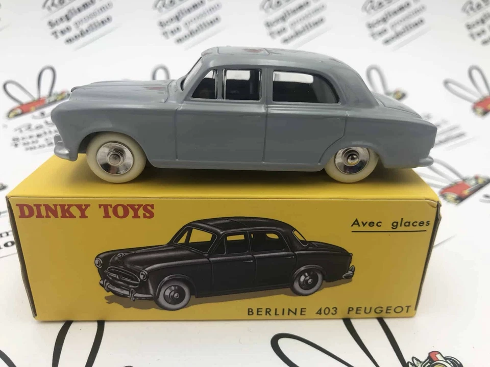 DIE CAST 1/43 " BERLINE 403 PEUGEOT AVEC GLACES " DINKY TOYS DEAGOSTINI (ATLAS) - Immagine 2 di 4