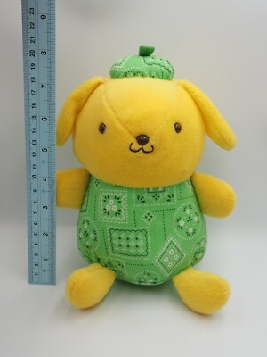 sanrio サンリオ EIKOH エイコー Pom Pom Purin レア Pompompurin Purin B0903 Sanrio Green Eikoh NO TUSHTAG Plush 8