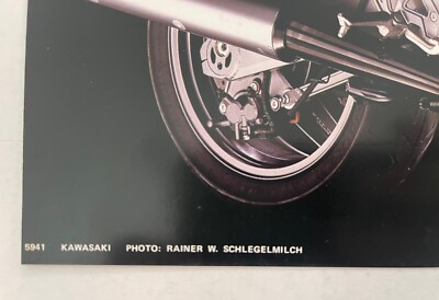 KAWASAKI, ZZR 1100 , RARE AUTHENTIC 1991 SMALL POSTER | eBay