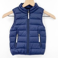 Hanna Andersson 3 Navy Blue Down Feather Puffer Vest 90