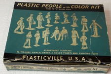 Rare Plasticville People PF-4 In Mint Condition Rare Find with extra