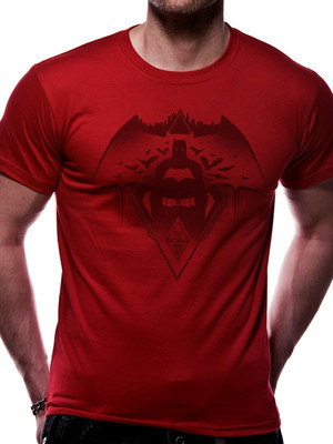 Offizieller Batman Vs Superman Fear The Batman Print Unisex Kurzarm Rundhalsausschnitt