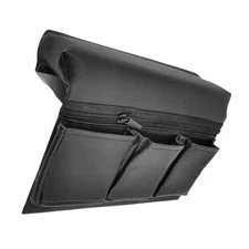 Car Door Side Storage Pocket : Leather Window Armrest Bag Black Car Door 