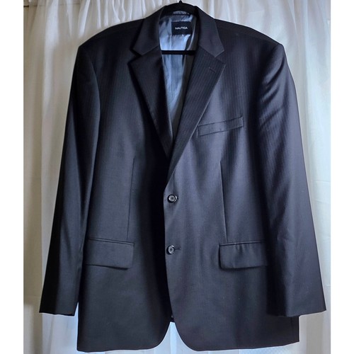 Nautica, Nautica Men's Black Suit Jacket Size 48R