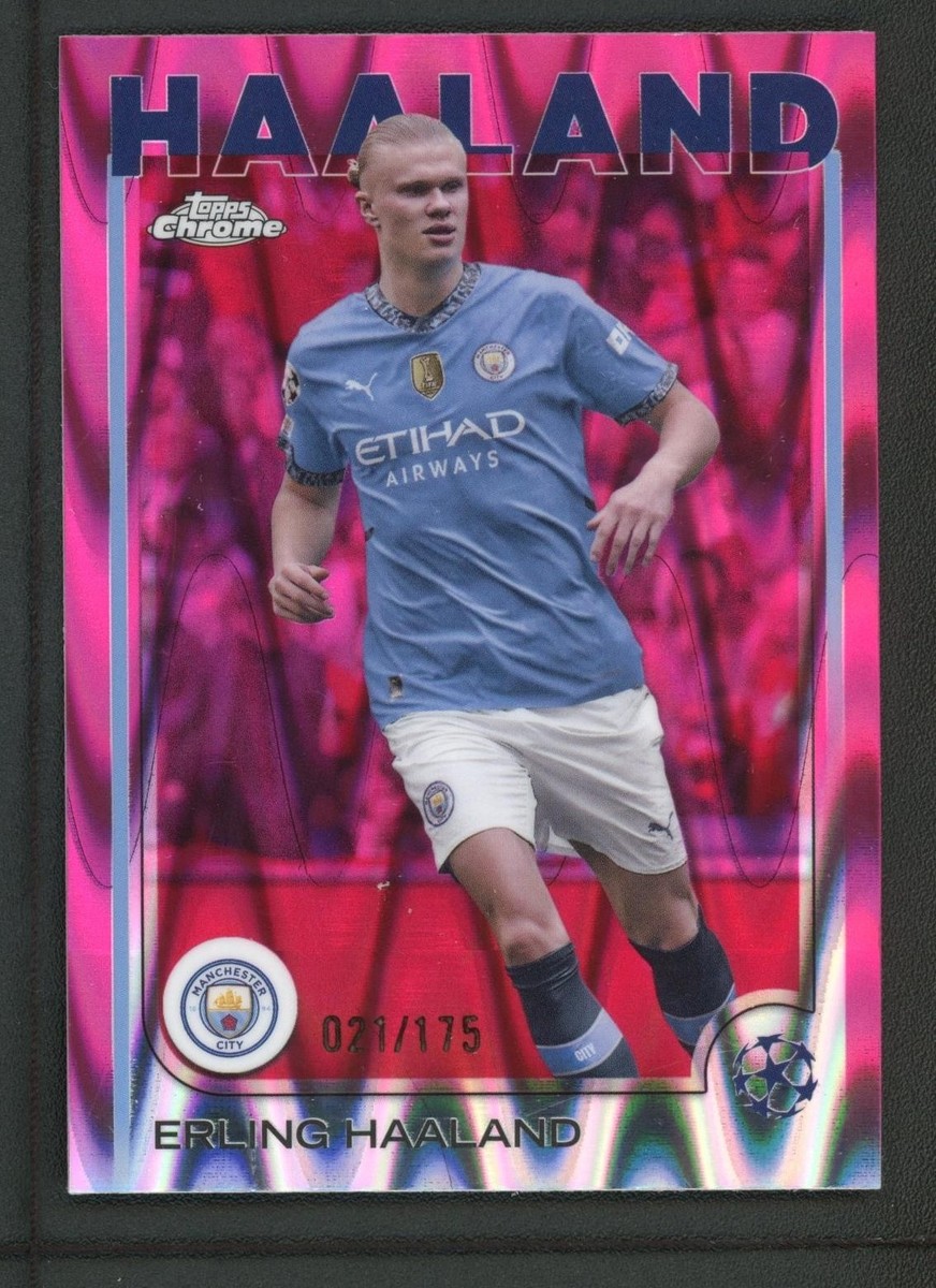 アーリング ハーランド Topps Chrome Gold Ray Wave 2025 ERLING HAALAND 021/175 TOPPS CHROME UEFA CHAMPIONS LEAGUE RAY