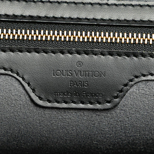Louis Vuitton Epi Rusac Schultertasche Tasche M52282 Noir Schwarz Leder LOUIS r0 - Bild 9 von 10