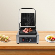 1800W Commercial Sandwich Panini Press Grill Electric Sandwich Pannini Maker