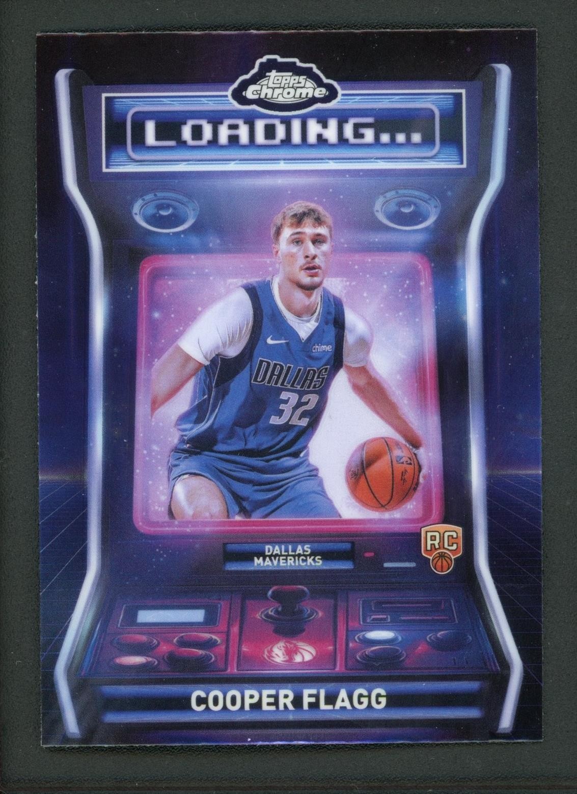 2025 COOPER FLAGG TOPPS CHROME LOADING ROOKIE RC