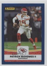 2023 Panini NFL Sticker & Card Collection Blue 137/199 Patrick Mahomes II #1 4l3