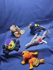 Meanies Series 1 Lot Of 5 Nwt Vintage 1997 Meanie Babies Plushie