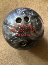 Brunswick Axis Gray Swirl Bowling Ball 10 Lbs.