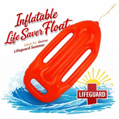 Inflatable Lifeguard Saver Float Outdoor Summer Beach Swimming pool Party Prop
