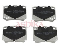 Ashika 51-05-592 Bremsbelagsatz, Scheibenbremse Hinten FüR Mitsubishi