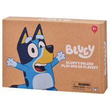 Bluey Deluxe Play And Go Playset Collector Case Toys And Games