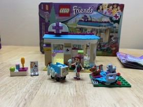 Lego Friends Vet Clinic 41085 & Baby Elephant Jungle Rescue 41421 - Used