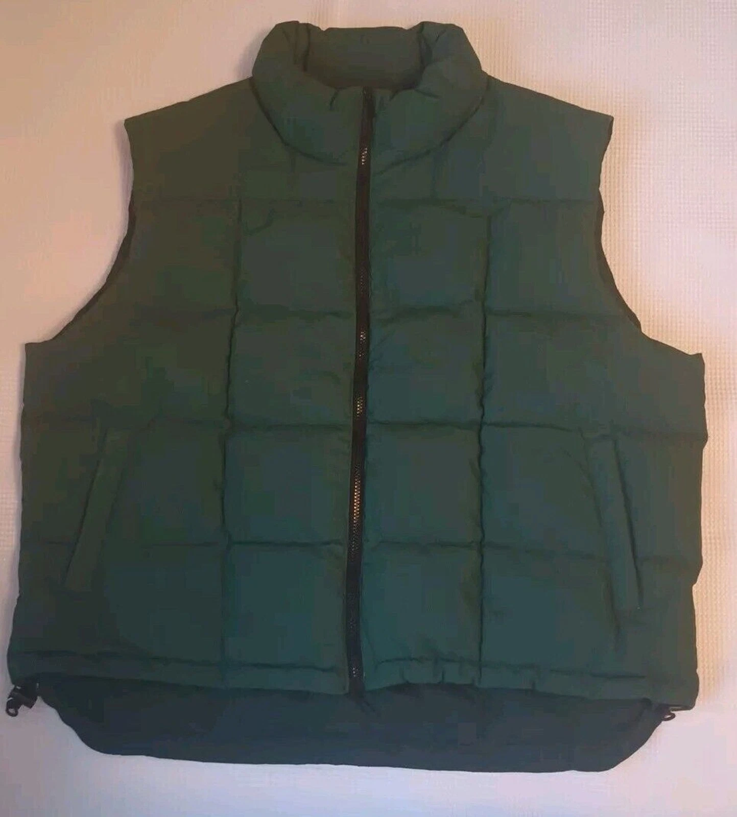 Vintage Northwest Territory Down Green Vest Puffer Outdoor Camping Mens XL