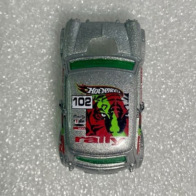 2006 Hot Wheels Morris Mini Cooper Silver Tiger 102 Rally 1:64