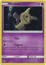 Moderately Played Mimikyu - SM99 - Alt Holo Promo - SM Black Star Promo Pokemon on eBay