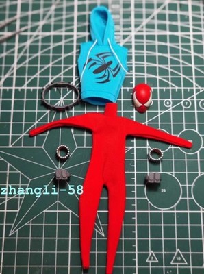 1:12 Scarlet Spider Custome Set With Accessories For ML Figure Vest Head Carving