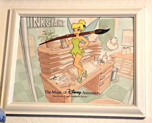 TINKER BELL INK & PAINT MAGIC OF DISNEY HAND PAINTED ART CEL
