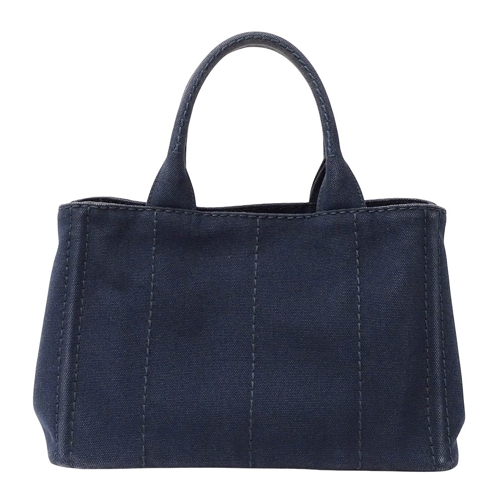 PRADA Bag Ladies Brand Handbag Tote Bag Shoulder Bag 2way Canapa Mini Canvas Nav thumbnail 2