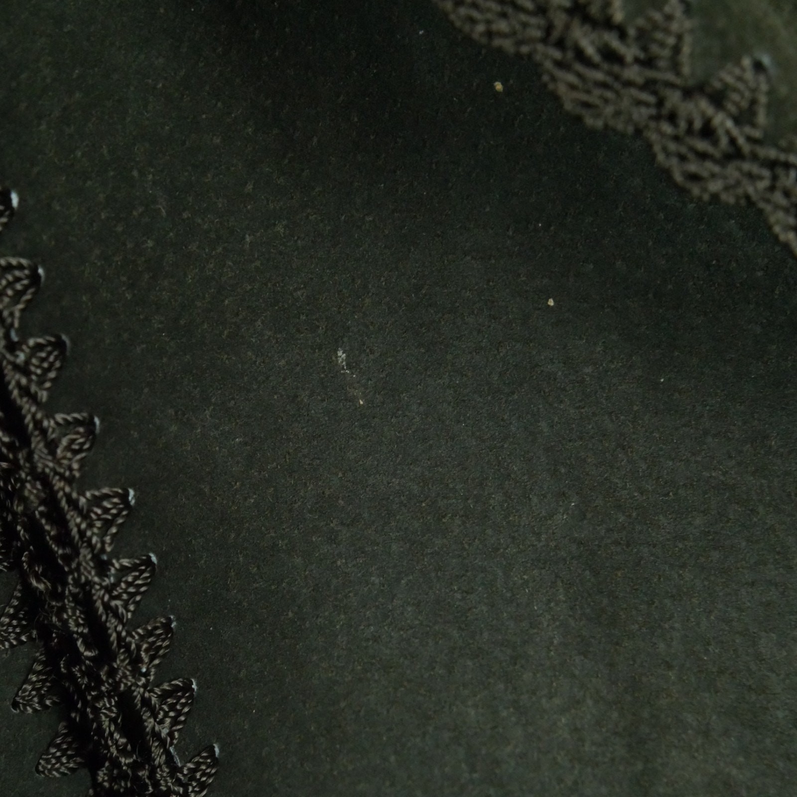 Vintage Large Suede Jacket Patchwork Crochet Brow… - image 3