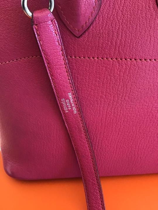 Hermès 27cm Birkin Bag Rare Fuchsia Pink Leather Used Limited Price image 7