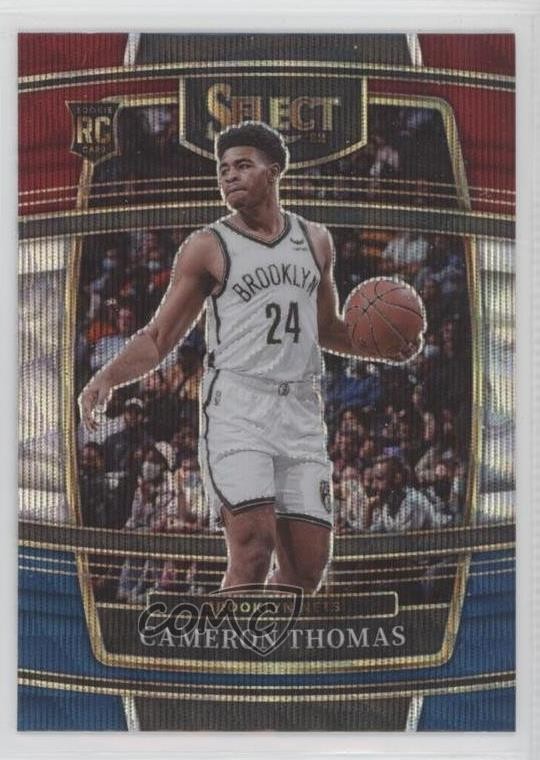 2021 Panini Select Concourse Tri-Color Prizm Cameron Thomas #21 Rookie RC 0s5w