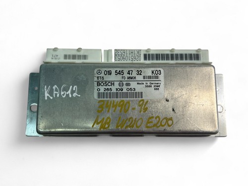 KA612 MERCEDES-BENZ E W210 1996 ABS Steuergerät 0195454732 0265109053