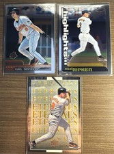 Cal Ripken 2000 Upper Deck Hitters Club Eternals, Topps Chrome Base & Highlights