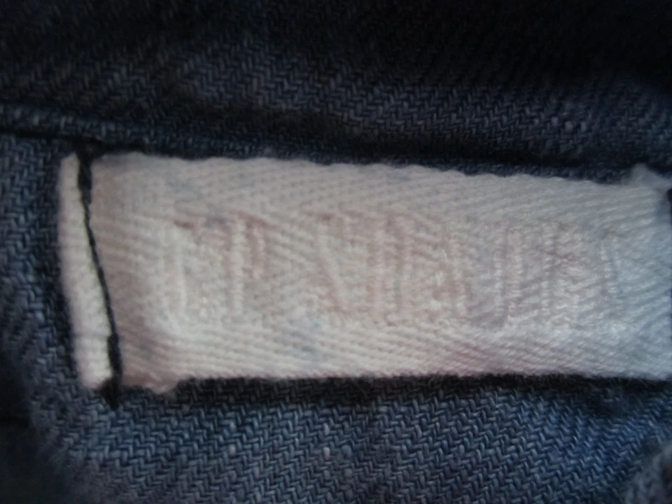 CP Shades Jacket Womens XS Denim Blue 100% Linen Coastal Casual Pockets Cropped - Image 4 of 4