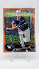 2016 Bowman Chrome Prospects - JOSH HADER (RC) #BCP-216 Orange Shimmer
