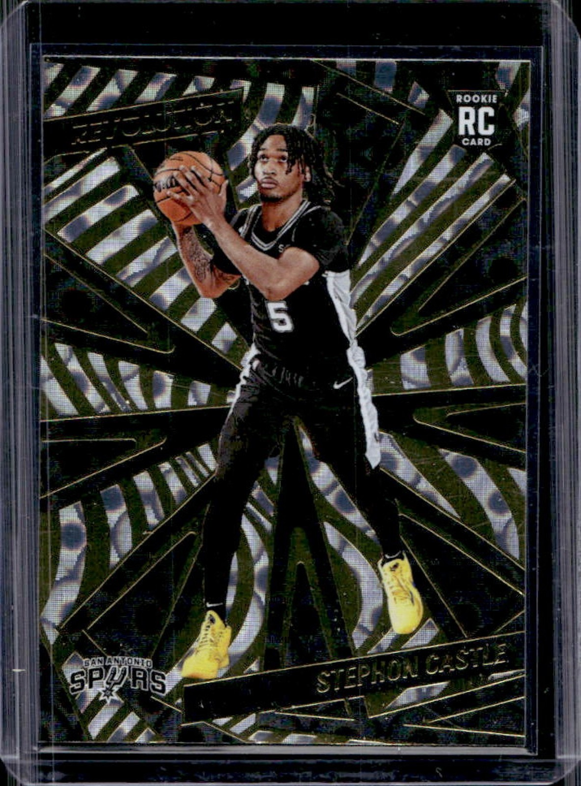 2024-25 Panini Revolution Stephon Castle RC Groove Rookie #116 Spurs
