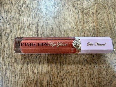 Too Faced  Lip Injection Power Plumping Lip Gloss The Bigger The Hoops .22oz NIB