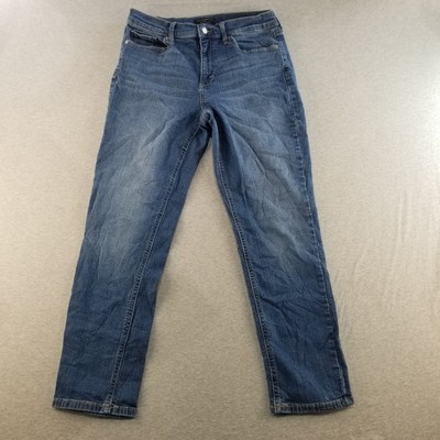 Banana Republic Jeans Womens Sz 29/8 Girlfriend Jean Med Wash Normcore Cute Nice