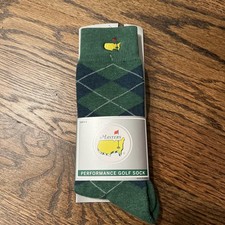 Masters Performance Golf Socks Argyle Foot Joy Blue/Green w Grey Stripe 2026 New
