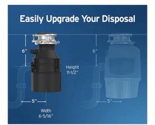 InSinkErator  Badger 1, 1/3 HP Continuous Feed Kitchen Garbage Disposal
