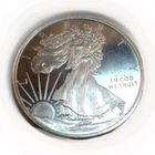 Walking Liberty Tribute Round, GSM, 1/2 oz .999, Fine Silver,  Proof-like
