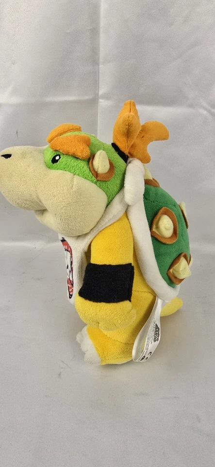 Oficial 7” Sanei Super Mario BOWSER JR. Muñeca de peluche Nintendo Toy JAPÓN 2011 usada Foto 2 de 4