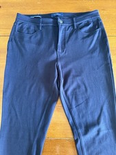 Talbots Size 8 High Waist Jegging Ankle Pants Navy Blue