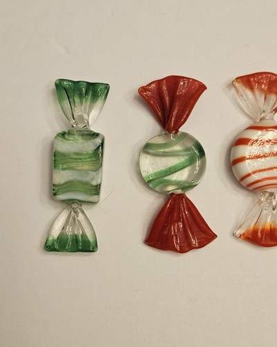 Mundgeblasene Kunst Glas verpackt Hart Süßigkeiten Menge 5 - Bild 2 von 7