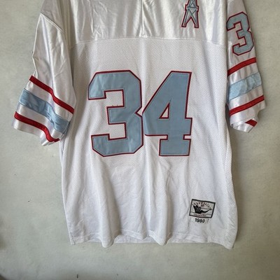 Earl Campbell #34 Houston Oilers Mitchell and Ness Jersey Size 54