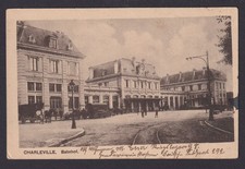 Charleville Ansichtskarte Feldpost Frankreich Bahnhof Ostheim