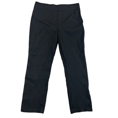 Spank PerfectFit Ponte Pants Black Womens Petite Large Slim Straight Stretch