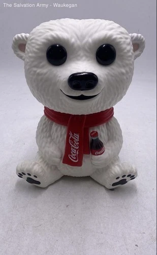 Vintage Coca-Cola White Polar Bear Classic Series Collectible Cookie Jar