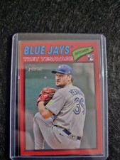 2026 Topps Heritage Card Trey Yesavage RC Rookie Toronto Blue Jays  Red Base